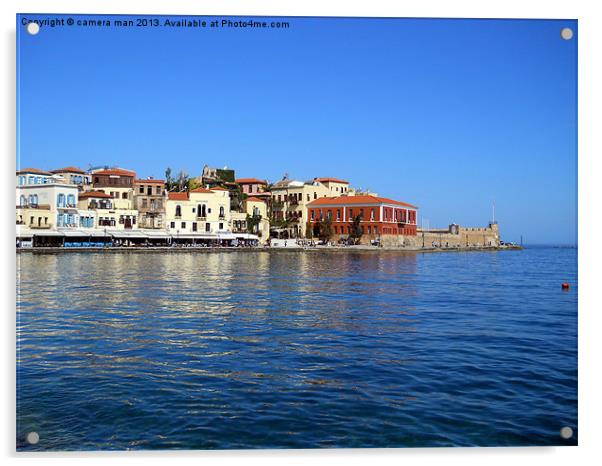 Old town Chania Acrylic by camera man
