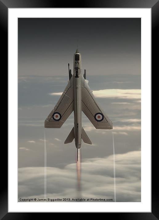 Rocket Ship Framed Mounted Print by J Biggadike