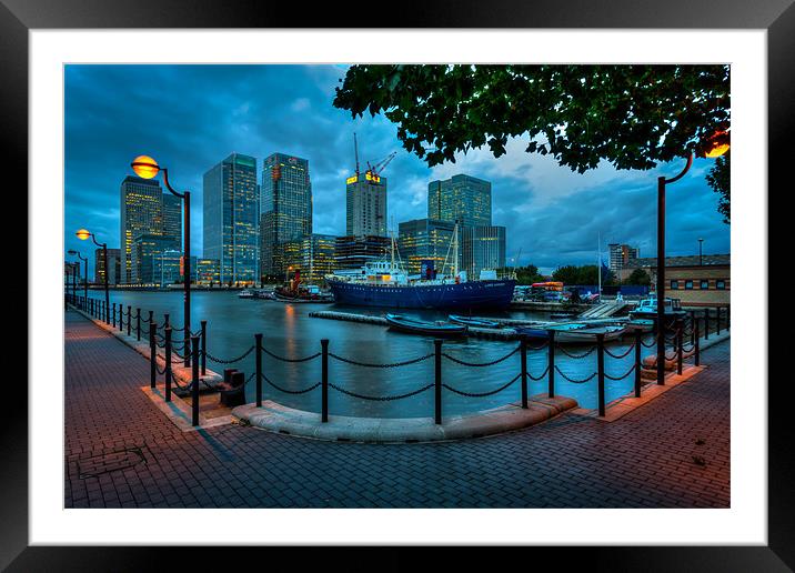 Evening Blue Framed Mounted Print by Paul Shears Photogr