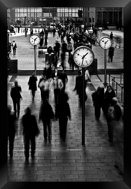 Time Stand Still For No Man Framed Print by Paul Shears Photogr