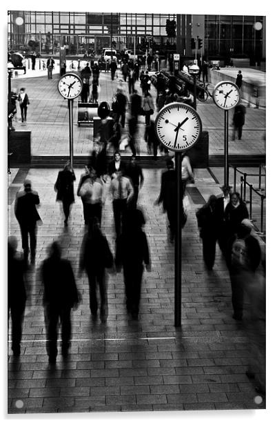 Time Stand Still For No Man Acrylic by Paul Shears Photogr