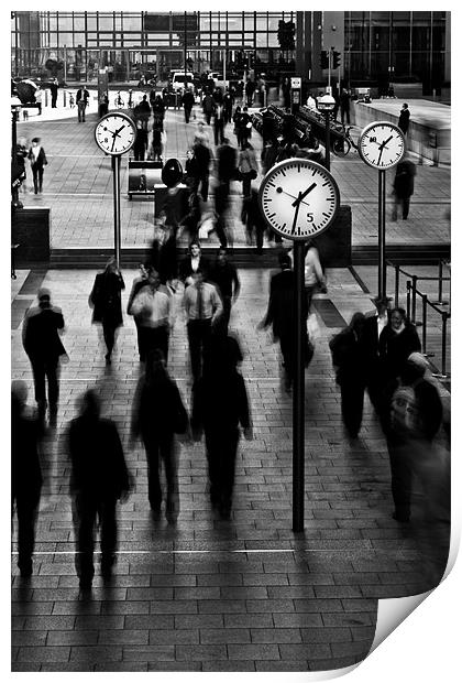 Time Stand Still For No Man Print by Paul Shears Photogr
