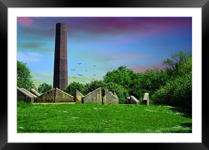 Old Mill Tower Framed Mounted Print by Ade Robbins