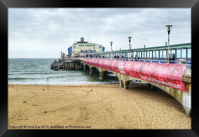 Bournemouth Pier Framed Print by Chris Day
