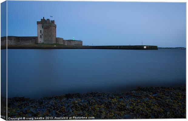 Broughty Castle, Dundee Canvas Print by craig beattie