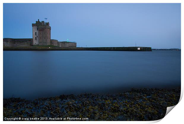 Broughty Castle, Dundee Print by craig beattie