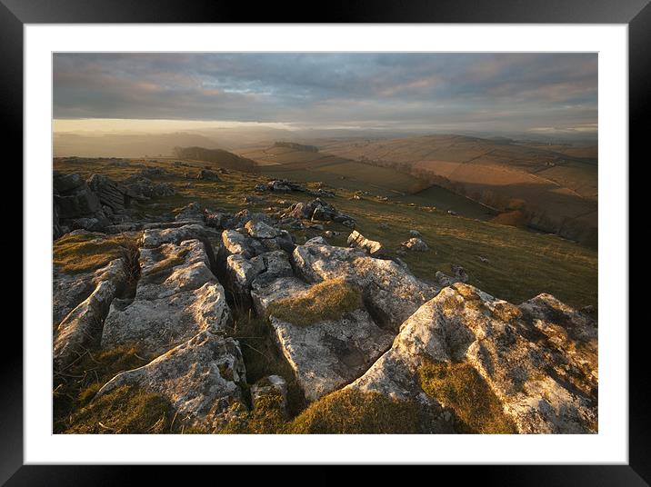 Wolfescote Hill Framed Mounted Print by Richard Cooper
