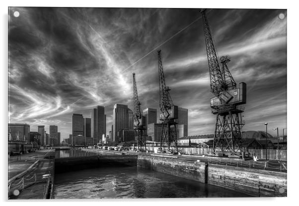 The Docks Acrylic by Paul Shears Photogr