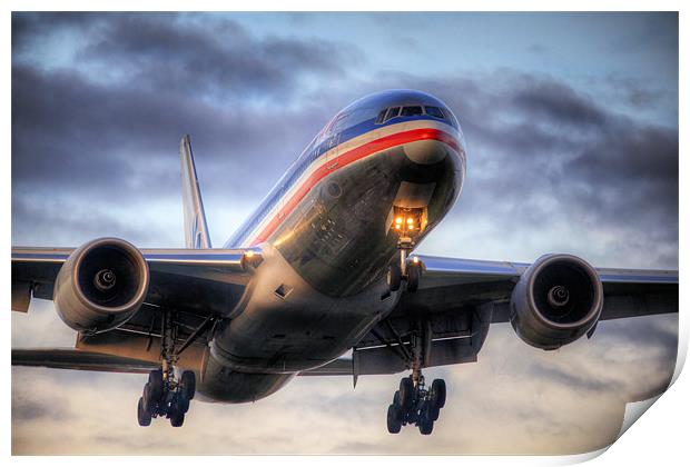 American Airlines Print by Simon West