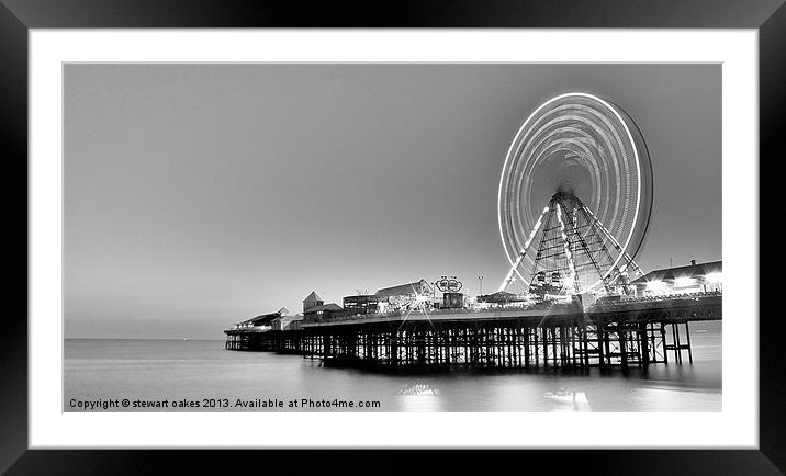 lovin the seaside smooth as silk Framed Mounted Print by stewart oakes