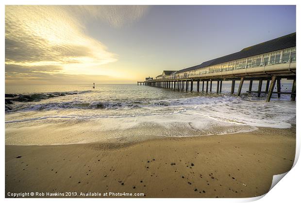 Southwold Pier Print by Rob Hawkins