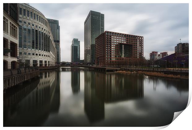 Dull Reflections Print by Paul Shears Photogr
