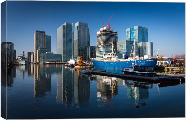 Life On The Docks Canvas Print by Paul Shears Photogr