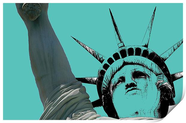 Statue of Liberty Print by Tony Watson