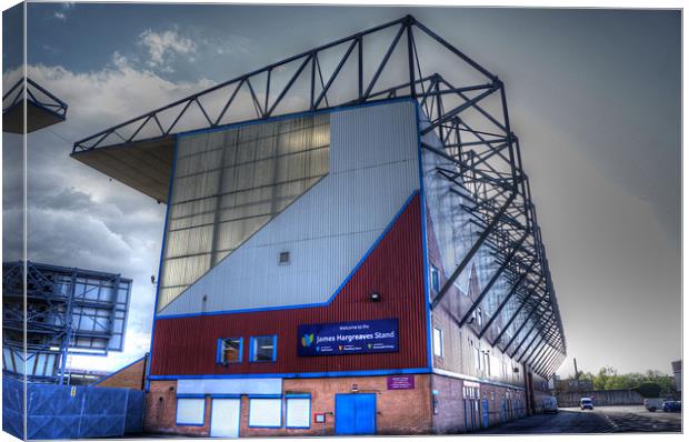Turf Moor, Burnley FC. Canvas Print by colin potts