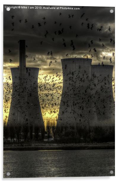 Richborough power station Acrylic by Thanet Photos