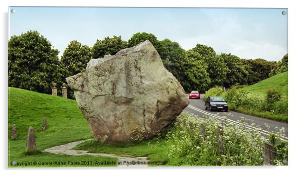 Avebury Monoliths Acrylic by Carole-Anne Fooks