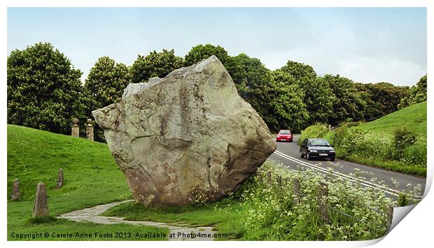 Avebury Monoliths Print by Carole-Anne Fooks