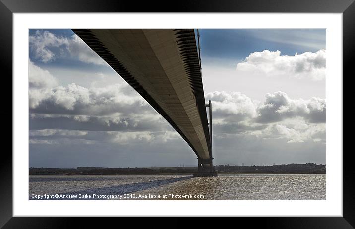The Humber Bridge Framed Mounted Print by A B