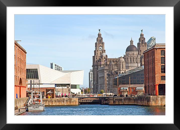 Liver Buildings Framed Mounted Print by Paul McKenzie