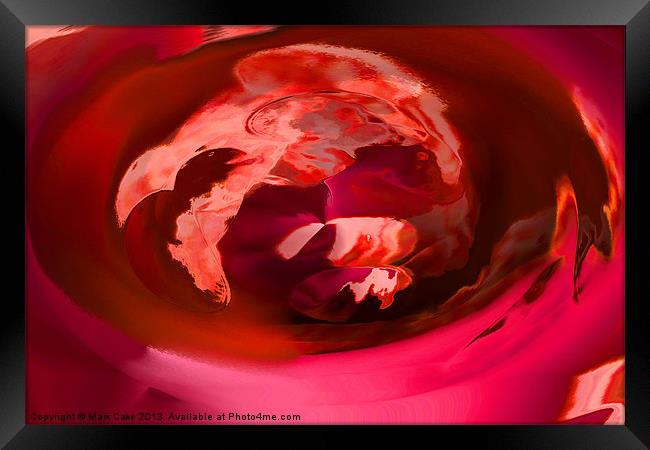 Digital  womb Framed Print by Mark Cake