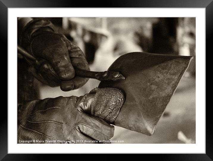 Ash Shovel birth Framed Mounted Print by Maria Tzamtzi Photography