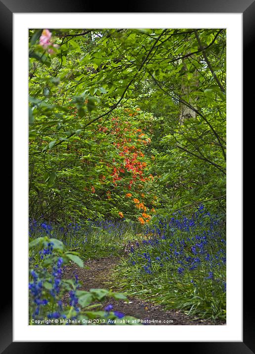 Where the path leads Framed Mounted Print by Michelle Orai