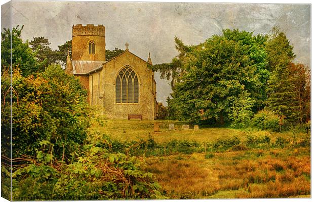 St Marys Church, Stody Canvas Print by Julie Coe