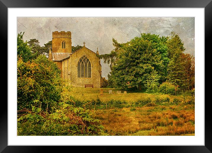 St Marys Church, Stody Framed Mounted Print by Julie Coe