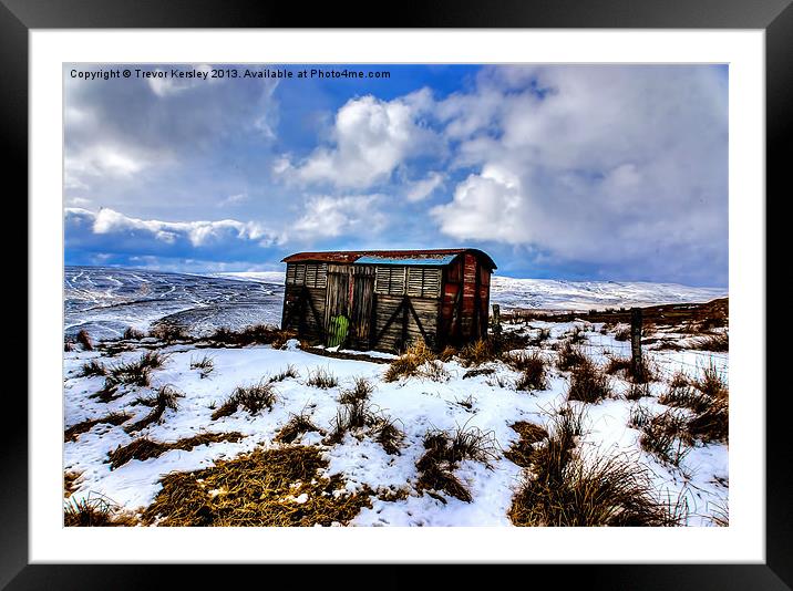 Swaledale Storage Framed Mounted Print by Trevor Kersley RIP