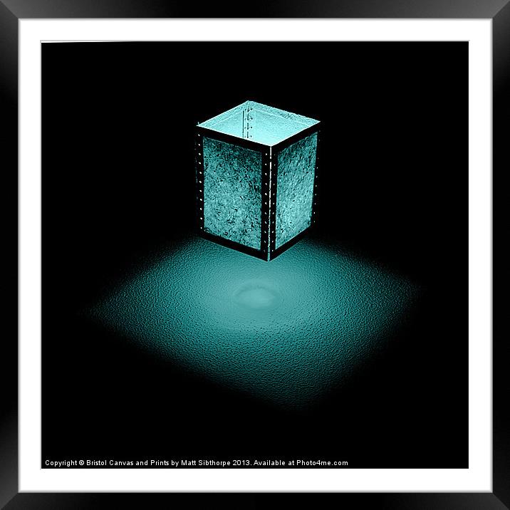 Whats In The Box? Framed Mounted Print by Bristol Canvas by Matt Sibtho