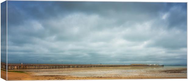 The Long Pier Canvas Print by Ian Johnston  LRPS