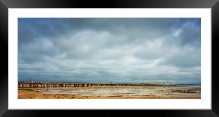 The Long Pier Framed Mounted Print by Ian Johnston  LRPS