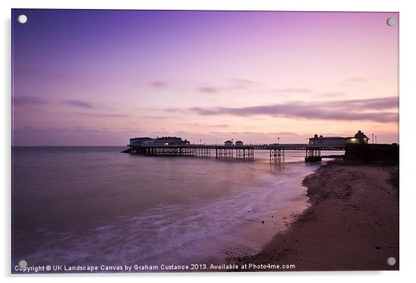 Cromer Pier at Sunrise Acrylic by Graham Custance