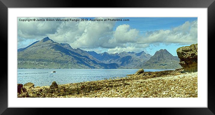 The Cuillins of Skye Framed Mounted Print by Jamie Green