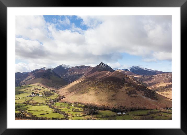 Causey Pike Framed Mounted Print by Gary Finnigan