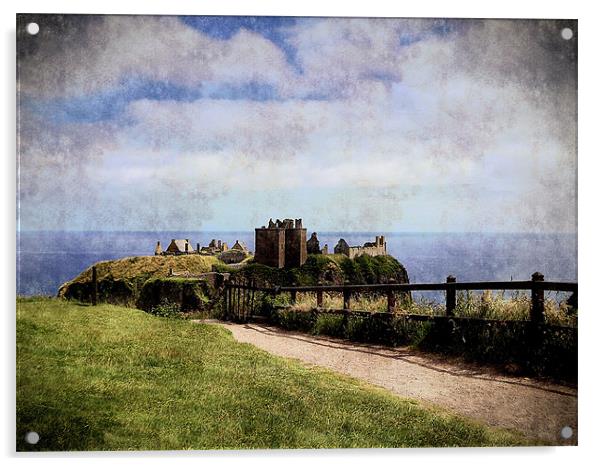 dunnottar castle2 Acrylic by dale rys (LP)