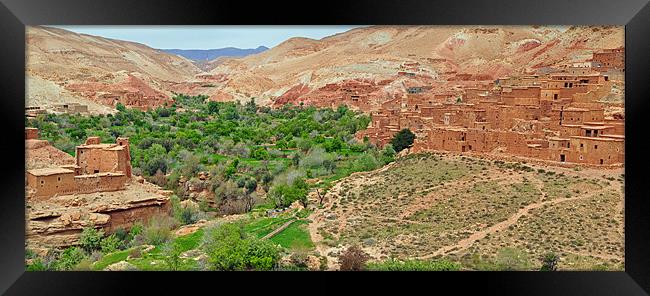 Valley of the Kasbahs Framed Print by Stuart Hough