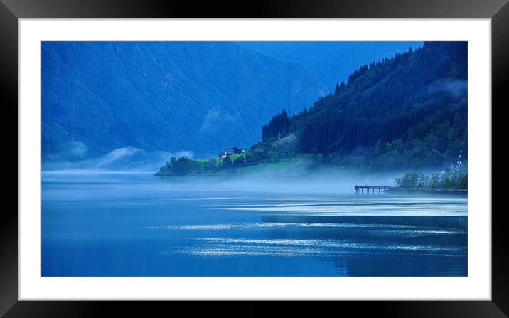 Fjord Magic Framed Mounted Print by Stuart Hough