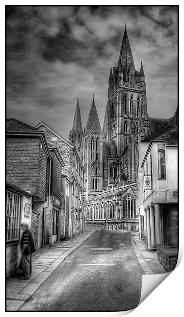 Truro Cathedral Print by Mike Sherman Photog