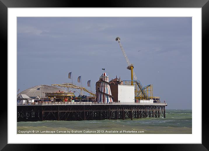 Brighton Pier Framed Mounted Print by Graham Custance