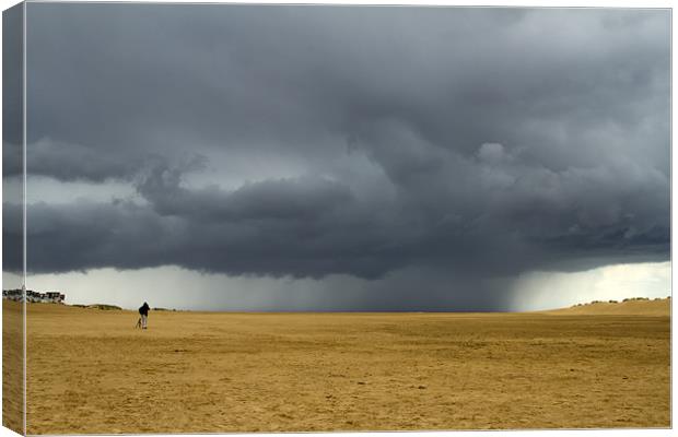 Lone Photographer Canvas Print by Bill Simpson