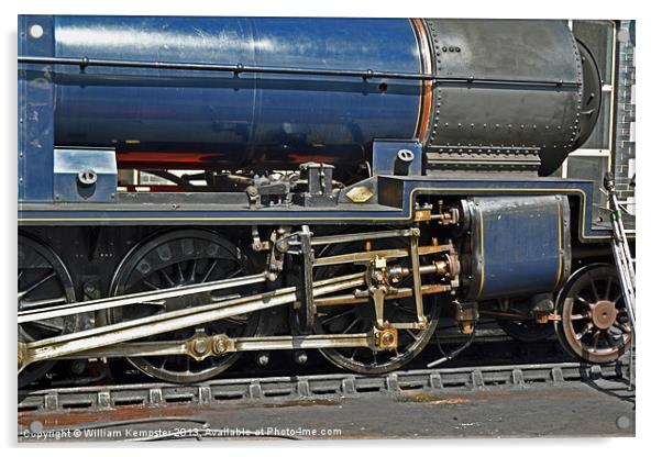 SDJR 7F Class No 88 West Somerset Railway Acrylic by William Kempster