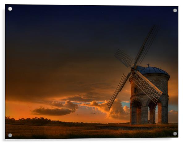 Chesterton Windmill Acrylic by Jason Green