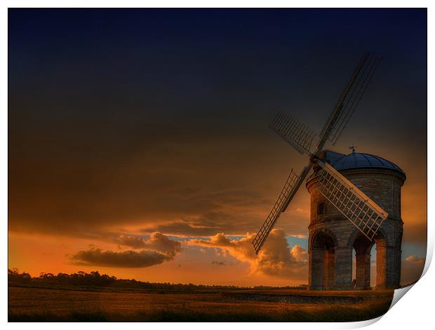 Chesterton Windmill Print by Jason Green