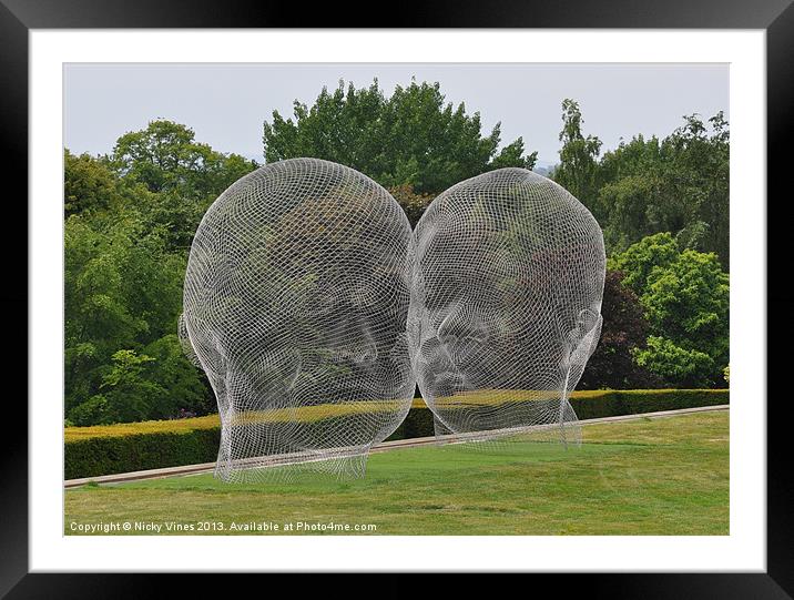 Yorkshire Sculpture Park Framed Mounted Print by Nicky Vines
