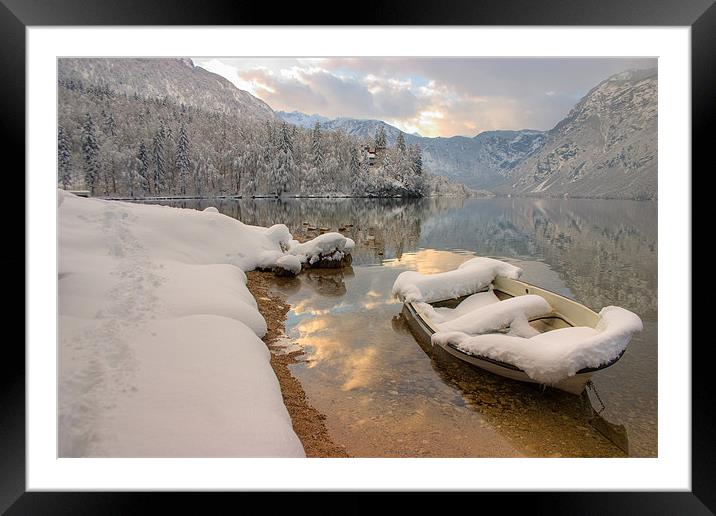 Winter dreams Framed Mounted Print by Ian Middleton