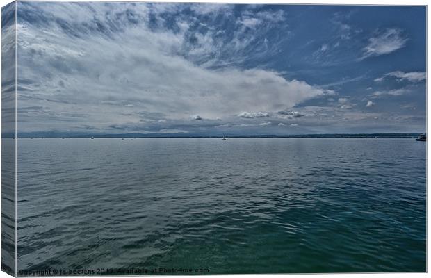 lake constance Canvas Print by Jo Beerens
