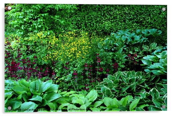 Botanic Gardens Birmingham Acrylic by Carole-Anne Fooks