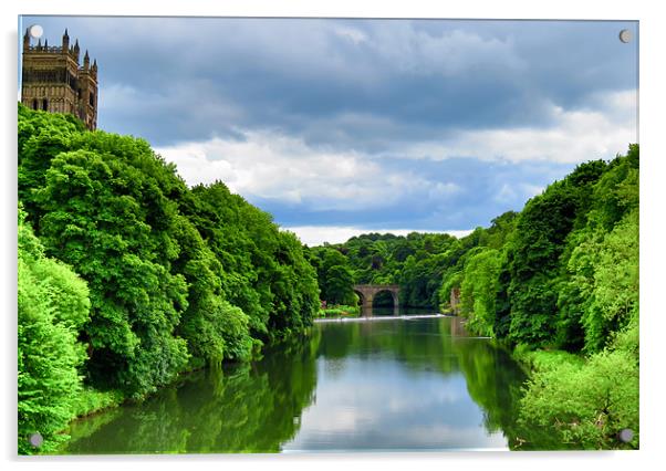 Durham River Views Acrylic by Helen Holmes